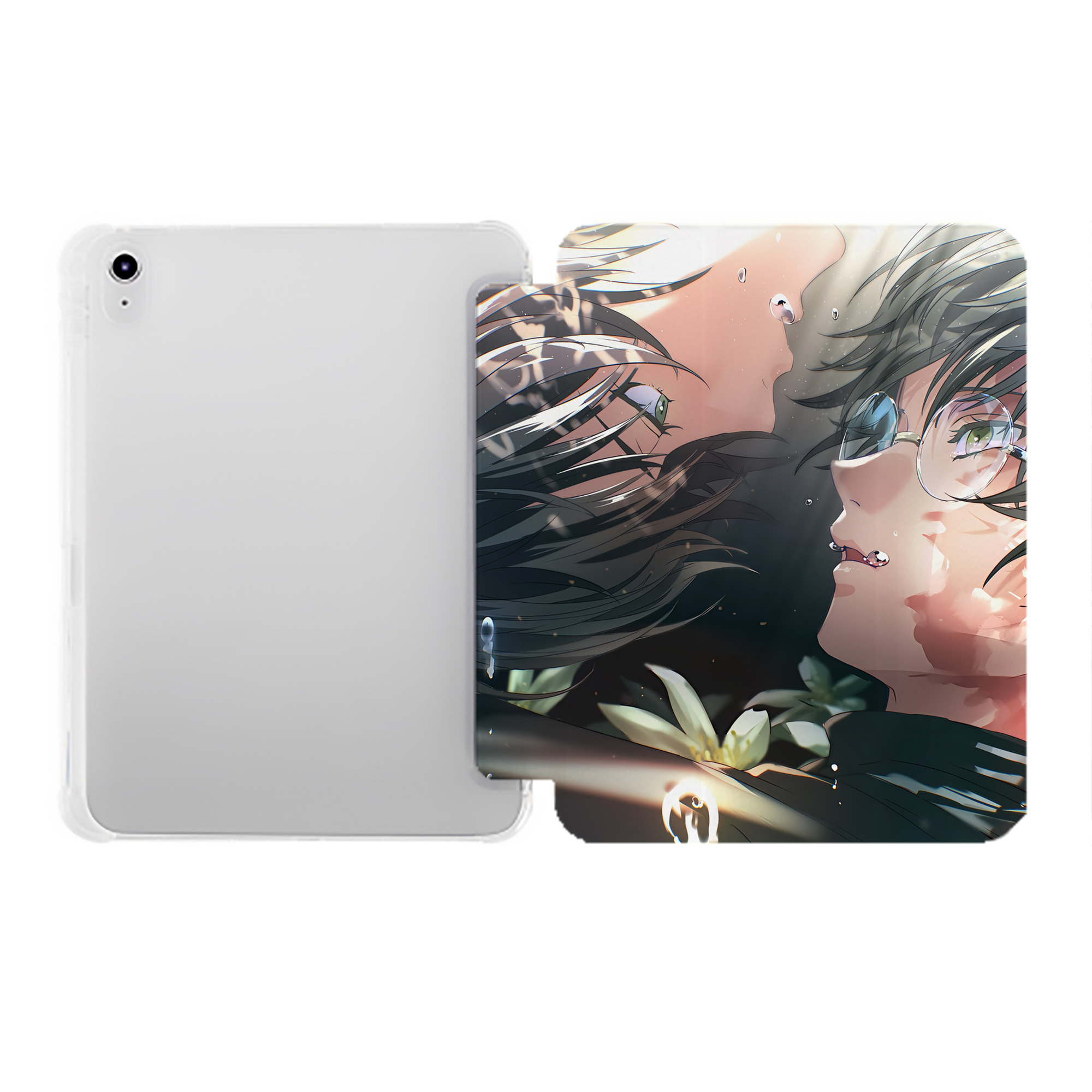 （画像用） SPY×FAMILY间谍家家酒 IPad ケース ペン収納付き 三つ折りスタンド PUレザー×シリコン 対応機種9.5/10.5/10.9インチ